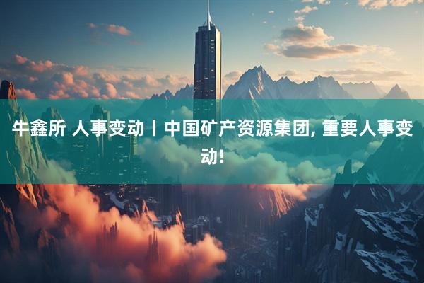牛鑫所 人事变动丨中国矿产资源集团, 重要人事变动!
