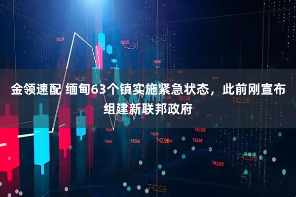 金领速配 缅甸63个镇实施紧急状态，此前刚宣布组建新联邦政府