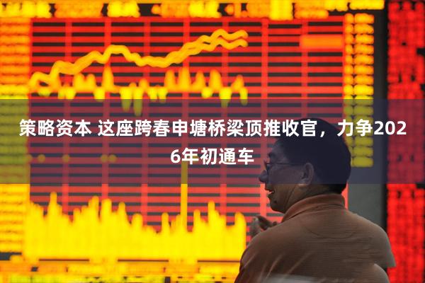 策略资本 这座跨春申塘桥梁顶推收官，力争2026年初通车