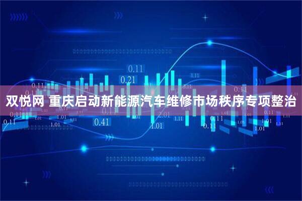 双悦网 重庆启动新能源汽车维修市场秩序专项整治