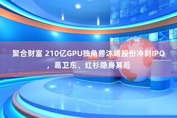 聚合财富 210亿GPU独角兽沐曦股份冲刺IPO，葛卫东、红杉隐身其后